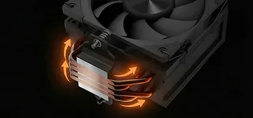 MODECOM Chłodzenie powietrzne Volcano 0C T701 120 czarne