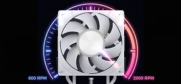 MODECOM Chłodzenie powietrzne Volcano 0C T201 120 białe