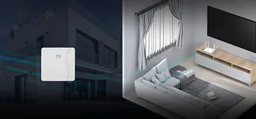 ZTE Zestaw router MESH WiFi5 Z1200 + antena MF258 ODU