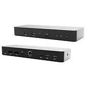 i-tec Stacja dokująca Thunderbolt 4 Intelligent Dual Display Power Delivery 90W 2x DP Video TB AUDIO LAN  USB-A 10Gbps USB-C 10 Gbps Kensington lock
