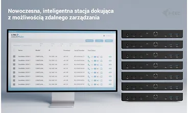i-tec Stacja dokująca Thunderbolt 4 Intelligent Dual Display Power Delivery 90W 2x DP Video TB AUDIO LAN  USB-A 10Gbps USB-C 10 Gbps Kensington lock
