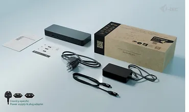 i-tec Stacja dokująca Thunderbolt 4 Intelligent Dual Display Power Delivery 90W 2x DP Video TB AUDIO LAN  USB-A 10Gbps USB-C 10 Gbps Kensington lock