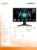 Gigabyte Monitor 24.5 cala AORS G25F2AEK IPS/FHD/240Hz/2HDMI/DP