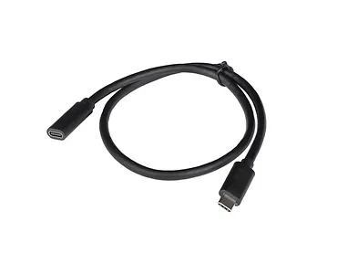 Lanberg Przedłużacz USB-C M/F 3.1 0.5m czarny