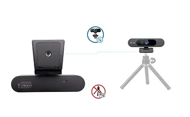 i-tec Kamera SOLOMON PRO 900 4K Webcam PiP AI Autofocus WDR - CAMSOLOMON4K900