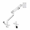 ART Uchwyt biurkowy gazowy do 1 monitora LED/LCD 17-35" L-29GD 2-11kg 2xUSB 3.0 Premium White