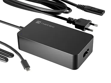 Natec Zasilacz do laptopa Grayling GAN USB-C 65W