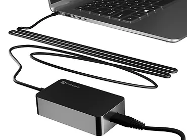 Natec Zasilacz do laptopa Grayling GAN USB-C 65W