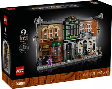 LEGO Klocki Icons 10351 Sherlock Holmes: Book nook