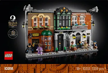 LEGO Klocki Icons 10351 Sherlock Holmes: Book nook