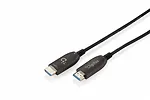 Digitus Kabel połączeniowy hybrydowy HDMI AOC | HDMI-A męski-męski | HDMI 2.1 | UHD-2 8K@60Hz | 48Gbps |HDR, eARC, HDCP 2.2, CEC | 40m