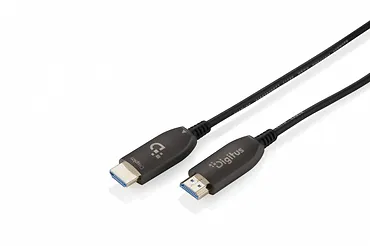 Digitus Kabel połączeniowy hybrydowy HDMI AOC | HDMI-A męski-męski | HDMI 2.1 | UHD-2 8K@60Hz | 48Gbps |HDR, eARC, HDCP 2.2, CEC | 50m