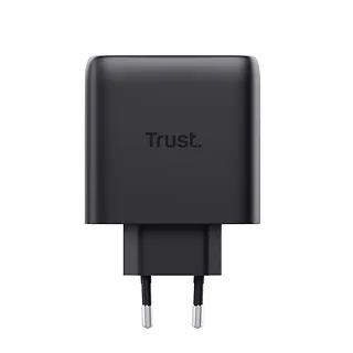 Trust Ładowarka MAXO GaN 65W 2x USB-C czarna