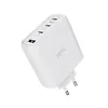 Trust Ładowarka biała MAXO GaN 65W 3xUSB-C 1xUSB-A