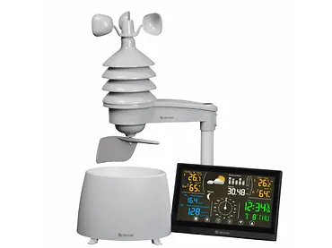 Stacja pogodowa Denver WS-650 z bezprzewodowym czujnikiem wiatru i deszczu