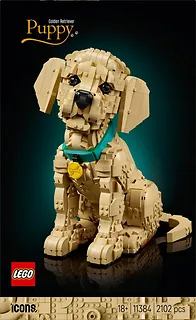 LEGO Klocki Icons 11384 Szczeniak golden retriever