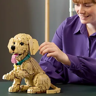 LEGO Klocki Icons 11384 Szczeniak golden retriever