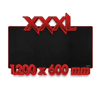 LogiLink Podkładka pod mysz XXXL dla graczy, czarna