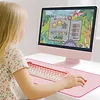 LogiLink Podkładka na klawiaturę i mysz, XXL, r&oacute;żowa