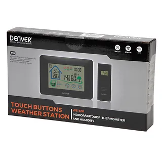Stacja pogodowa Denver WS-520 z czujnikiem zewnętrznym Denver