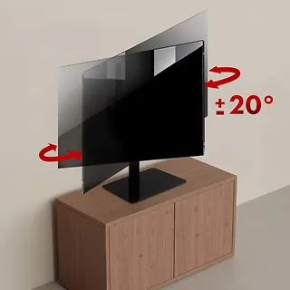 Maclean Uniwersalny stojak, max 35kg MC-132 na szafke RTV, obr&oacute;t 20 stopni, dla TV 32-55''