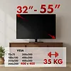 Maclean Uniwersalny stojak, max 35kg MC-132 na szafke RTV, obr&oacute;t 20 stopni, dla TV 32-55''