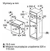 Bosch Piekarnik HQA334EB4 Serie 4 Funkcja Pary