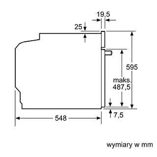 Bosch Piekarnik HQA334EB4 Serie 4 Funkcja Pary