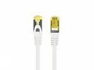 Lanberg Patchcord kat.6a s/ftp lszh cu 1m biały fluke passed