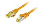 Lanberg Patchcord kat.6a s/ftp lszh cu 3m pomarańczowy fluke passed