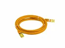 Lanberg Patchcord kat.6a s/ftp lszh cu 3m pomarańczowy fluke passed