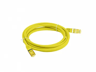 Lanberg Patchcord kat.6a s/ftp lszh cu 15m ż&oacute;łty fluke passed