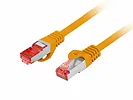 Lanberg Patchcord kat.6 s/ftp lszh cu 1m pomarańczowy fluke passed