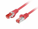 Lanberg Patchcord kat.6 s/ftp lszh cu 1m czerwony fluke passed
