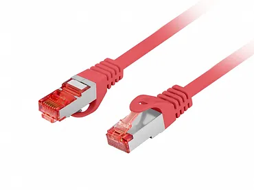 Lanberg Patchcord kat.6 s/ftp lszh cu 20m czerwony fluke passed