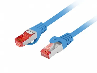 Lanberg Patchcord kat.6 s/ftp lszh cu 1m niebieski fluke passed