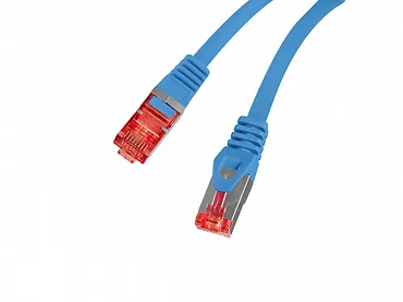 Lanberg Patchcord kat.6 s/ftp lszh cu 15m niebieski fluke passed