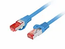 Lanberg Patchcord kat.6 s/ftp lszh cu 15m niebieski fluke passed