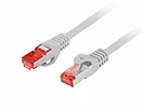 Lanberg Patchcord kat.6 s/ftp lszh cu 20m szary fluke passed