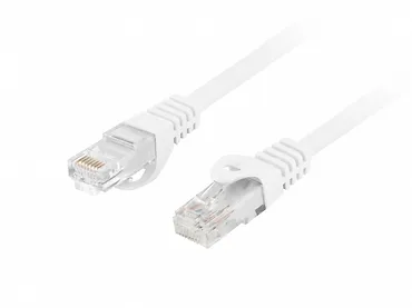 Lanberg Patchcord kat.6 utp lszh cu 0.5m biały fluke passed
