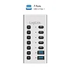 LogiLink Hub 7xUSB-A/C z przełącznikiem on/off