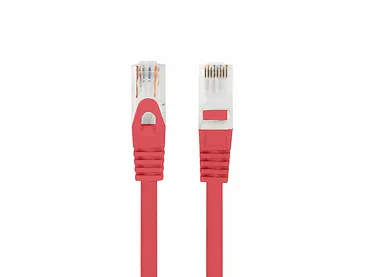 Lanberg Patchcord kat.6 utp lszh cu 1m czerwony fluke passed