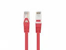 Lanberg Patchcord kat.6 utp lszh cu 0.25m czerwony fluke passed