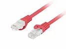 Lanberg Patchcord kat.6 utp lszh cu 0.25m czerwony fluke passed