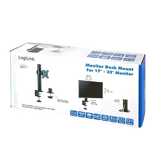 LogiLink Uchwyt do monitora 17-32 cale, stalowy, maks. 9kg