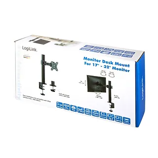 LogiLink Uchwyt do monitora 17-32 cale, stalowy, maks. 9kg