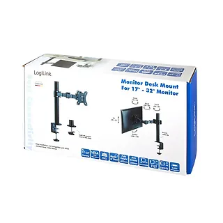 LogiLink Uchwyt do monitora 17-32 cale, stalowy, maks. 12kg