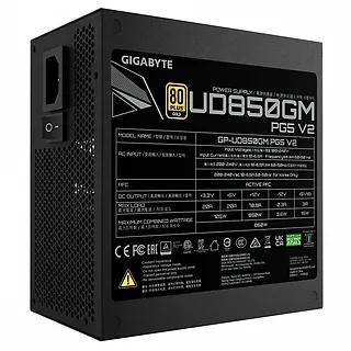 Gigabyte Zasilacz modularny 850W GP-UD850GM PG5 V2 80+ Gold