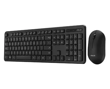 Asus Zestaw bezprzewodowy klawiatura z myszką CW100 BLACK