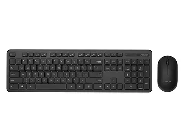 Asus Zestaw bezprzewodowy klawiatura z myszką CW100 BLACK